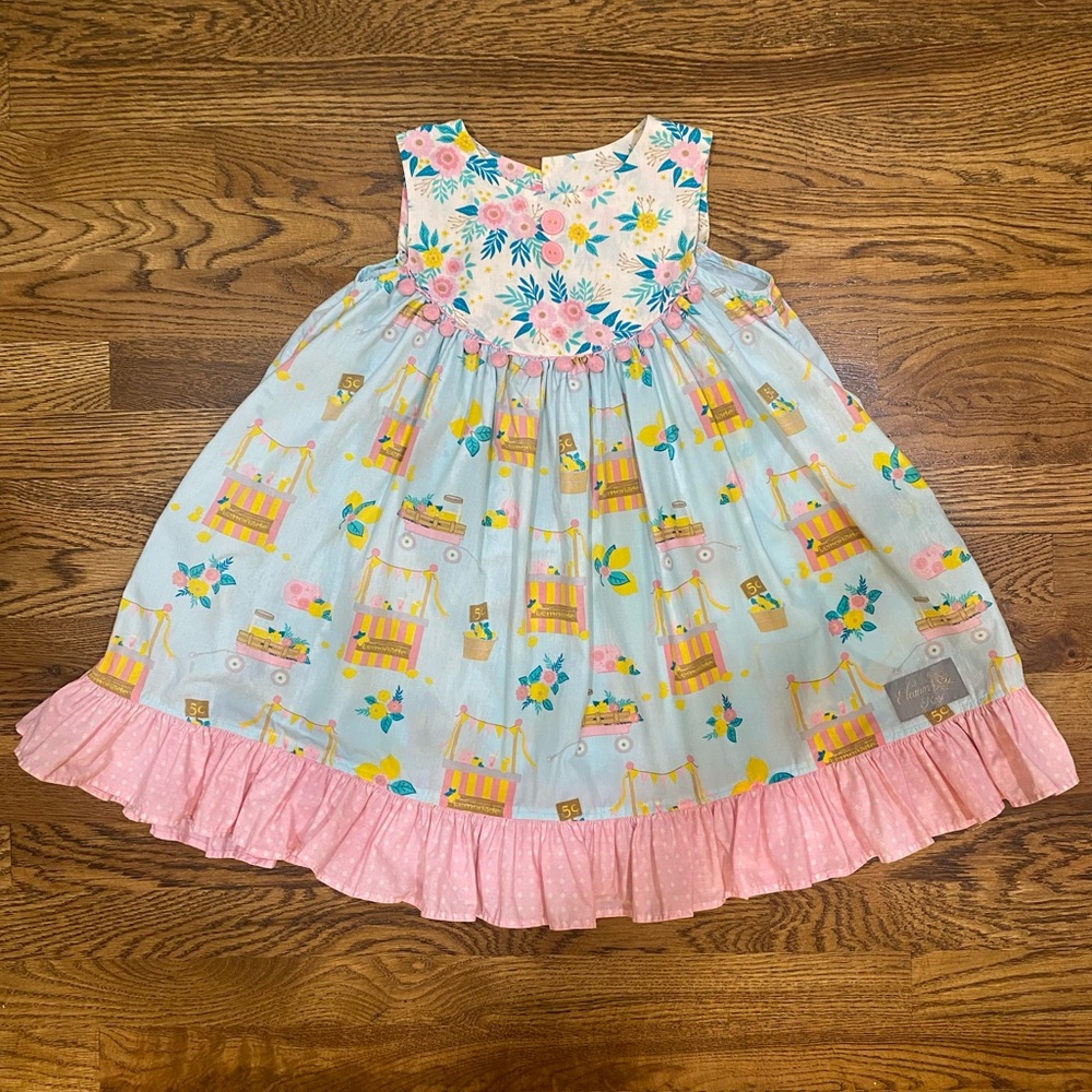 Eleanor Rose Lemonade Dress 6/7 - Picture 2 of 4